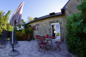 Adorable maison, terrasse avec vue sur bocage proche Mont St-Michel